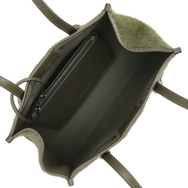 ジャンニキアリーニ トートバッグ メンズ レディース ブランド GIANNI CHIARINI BS 6849 FURRY グリーン