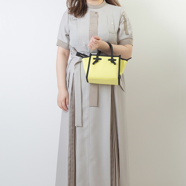 ジャンニキアリーニ ハンドバッグ レディース ブランド GIANNI CHIARINI BS 8065 CNV-SE イエロー