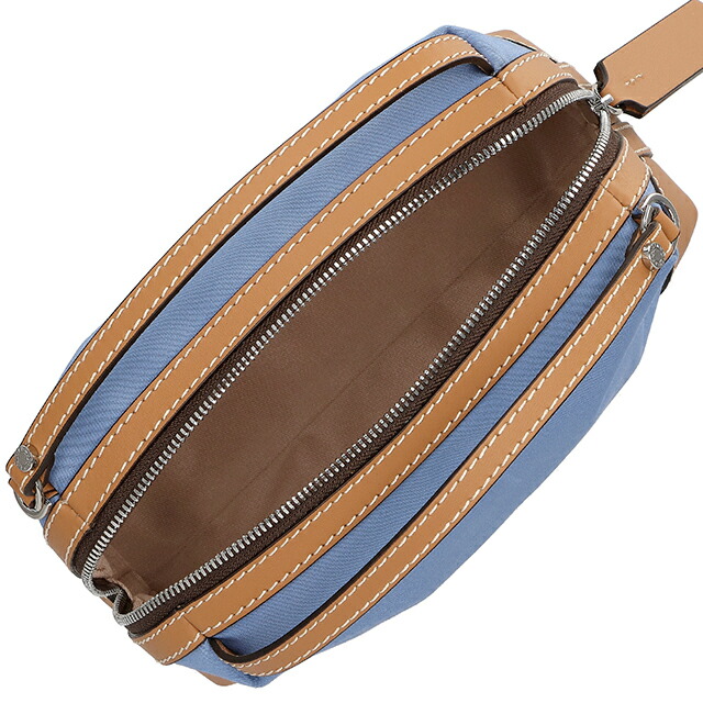 ジャンニキアリーニ ハンドバッグ レディース ブランド GIANNI CHIARINI ITALY BS 8648 TRENCH VAR.AZZURRO ブルー/ブラウン 軽量 小さめ 手提げ 高級 おしゃれ プレゼント 女性 実用的 かわいい