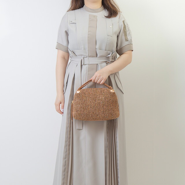 ジャンニキアリーニ ハンドバッグ レディース ブランド GIANNI CHIARINI BS 8788 SPGN-PL ブラウン