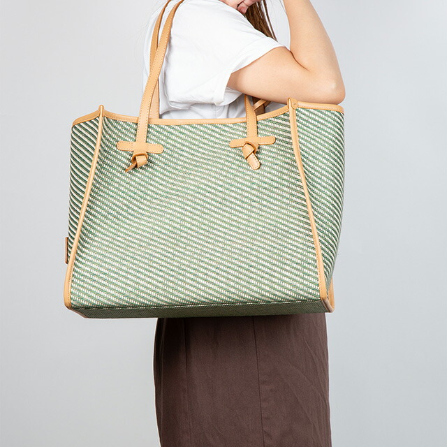 ジャンニキアリーニ トートバッグ レディース ブランド GIANNI CHIARINI BS 9000 SUNFLW カーキグリーン 軽量 手提げ 高級 おしゃれ プレゼント 女性 実用的 かわいい