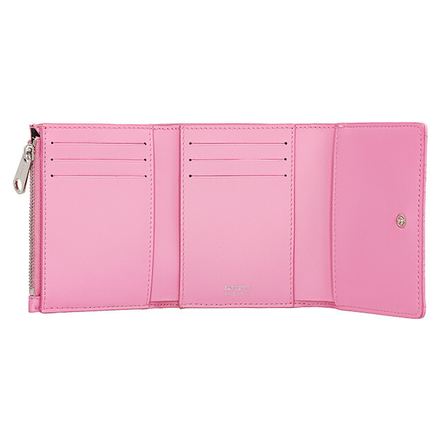 バ－バリ－ 三つ折り財布 レディース ブランド BURBERRY 8049282 ピンク ウォレット 高級 おしゃれ プレゼント 実用的