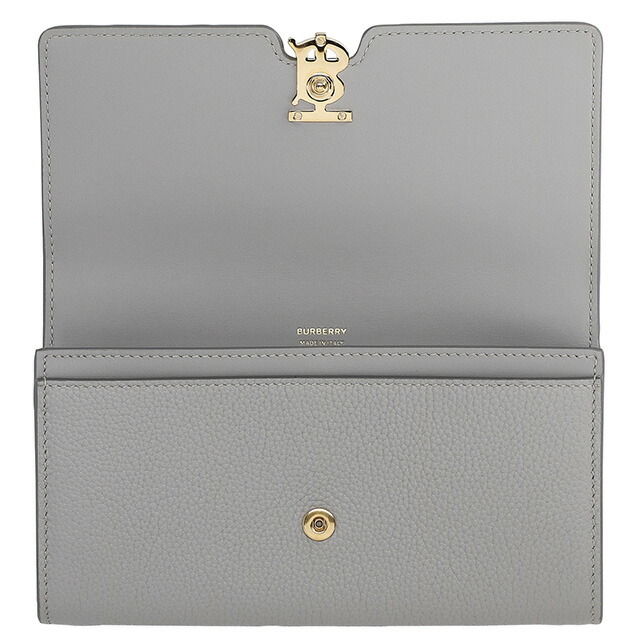 バ－バリ－ 長財布 レディース ブランド BURBERRY 8070435 グレー ウォレット 高級 おしゃれ プレゼント 実用的