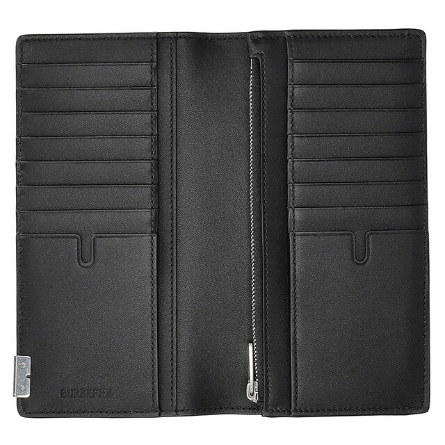 バ－バリ－ 長財布 メンズ ブランド BURBERRY 8082157 ブラック ウォレット 高級 おしゃれ プレゼント 実用的