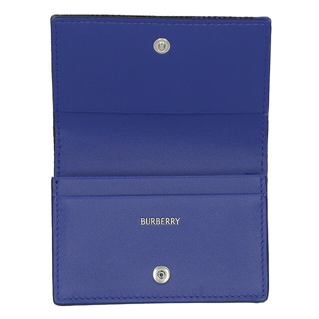 バ－バリ－ 名刺入れ メンズ ブランド BURBERRY 8086008 ナイトブルー 高級 おしゃれ プレゼント 実用的
