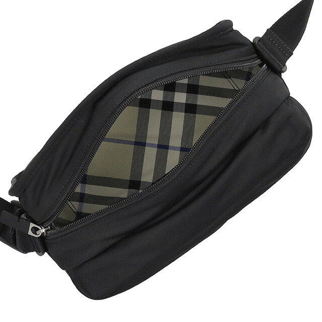 バーバリー ショルダーバッグ メンズ BURBERRY 8098420 ブラック 斜めがけ ブランド 高級 おしゃれ プレゼント 男性 実用的 かっこいい