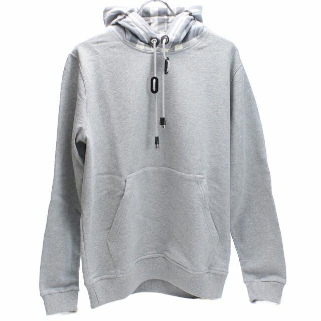 バーバリー パーカー メンズ BURBERRY コットン100% ポルトガル 8057010 PALE GREY MELANGE グレー系 ファッション 選べるモデル プレゼント 実用的