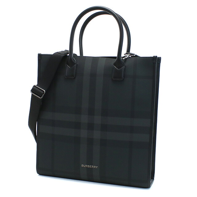 バーバリー トートバッグ ユニセックス ブランド BURBERRY ルーマニア 8062951 CHARCOAL グレー系 バッグ