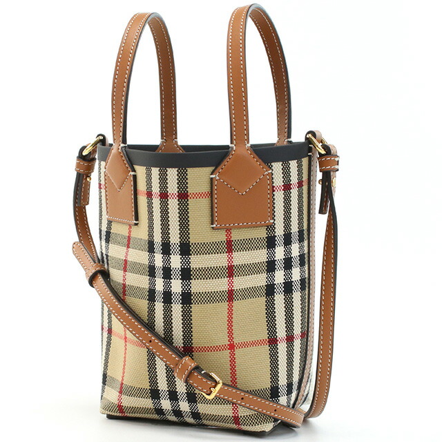 バーバリー トートバッグ レディース ブランド BURBERRY 8070461 VINTAGE CHCK-A.BEIGE バッグ 軽量 手提げ 高級 おしゃれ プレゼント 女性 実用的 かわいい