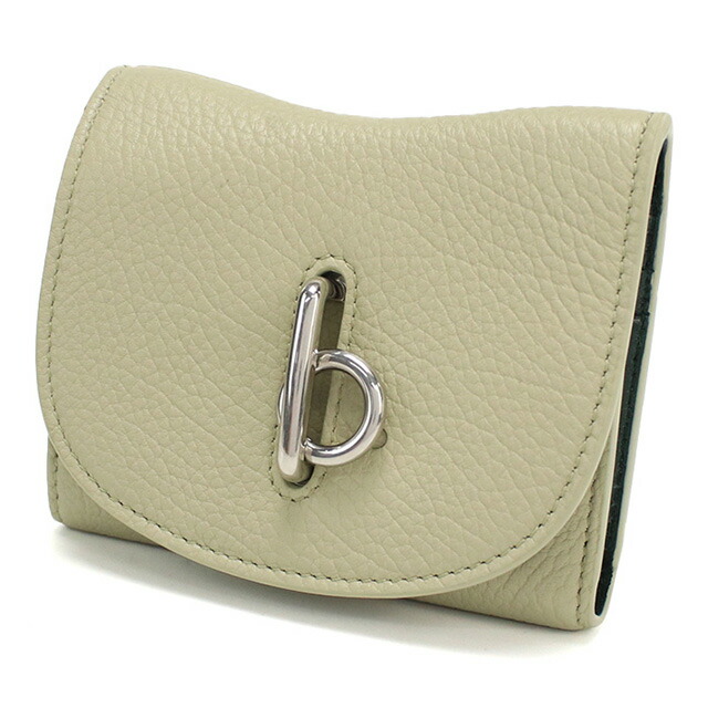 バーバリー 三折財布小銭入付き レディース BURBERRY レザー イタリア 8081670 HUNTER グリーン系 財布 ウォレット ブランド 高級 おしゃれ プレゼント 実用的