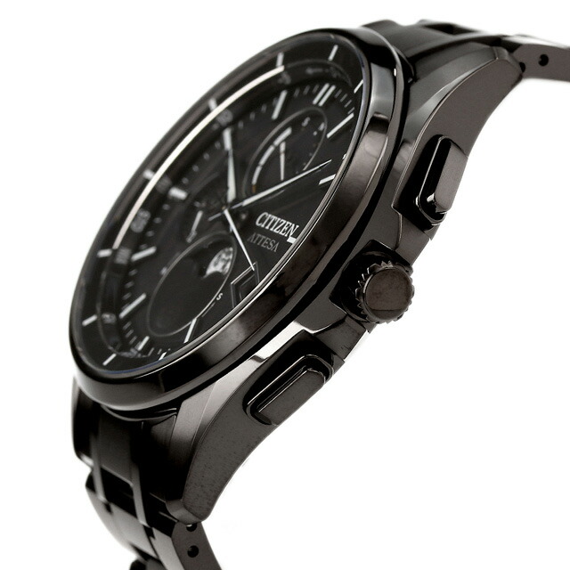 シチズン アテッサ 光発電エコ・ドライブ電波時計 ダイレクトフライト ムーンフェイズ 光発電エコドライブ電波 腕時計 ブランド メンズ チタン ムーンフェイズ ソーラー電波 CITIZEN ATTESA BY1006-62E アナログ 日本製 記念品 ギフト