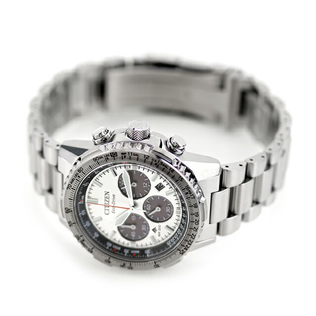 シチズン プロマスター SKYシリーズ 光発電エコドライブ 腕時計 ブランド メンズ クロノグラフ ソーラー CITIZEN PROMASTER CA4660-61A アナログ シルバー おしゃれ 防水 文字盤 プレゼント 男性 実用的