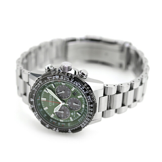 シチズン プロマスター SKYシリーズ 光発電エコドライブ 腕時計 ブランド メンズ クロノグラフ ソーラー CITIZEN PROMASTER CA4664-60W アナログ カーキ おしゃれ 防水 文字盤 プレゼント 男性 実用的