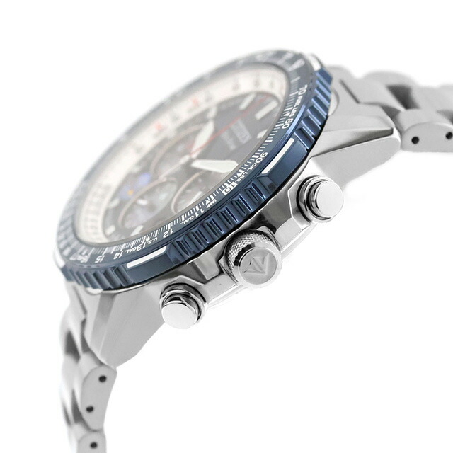 シチズン プロマスター SKYシリーズ ブルーインパルス エコドライブ 腕時計 ブランド メンズ 数量限定 クロノグラフ ソーラー CITIZEN PROMASTER CA4665-59L アナログ ブルー おしゃれ 防水 文字盤 大きい プレゼント 男性 実用的