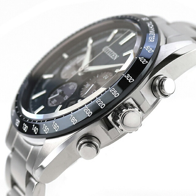 シチズン コレクション エコドライブ 腕時計 ブランド メンズ クロノグラフ ソーラー CITIZEN COLLECTION CA4766-51L アナログ ブルー おしゃれ 防水 プレゼント 男性 実用的