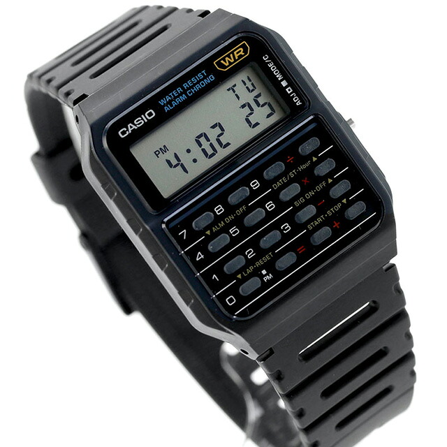 カシオ チープカシオ CASIO クォーツ 電池式 CA-53 ユニセックス チプカシ 腕時計 ブランド カシオ casio デジタル ブラック ブルー ホワイト 黒 学生 選べるモデル