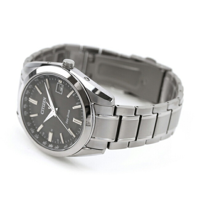 シチズン コレクション ダイレクトフライト 光発電エコドライブ電波 腕時計 ブランド メンズ チタン 電波ソーラー CITIZEN COLLECTION CB0261-53E アナログ ブラック 黒 おしゃれ 防水 プレゼント 男性 実用的
