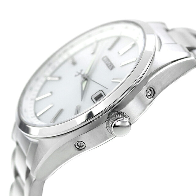 シチズン コレクション エコ・ドライブ電波 腕時計 ブランド メンズ 電波ソーラー CITIZEN COLLECTION CB0300-53A アナログ シルバー 日本製 おしゃれ 防水 プレゼント 男性 実用的