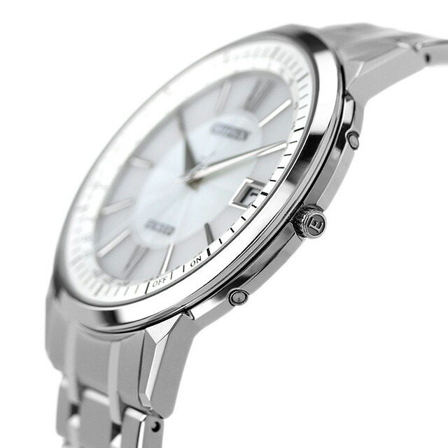 シチズン エクシード 世界最薄 光発電エコ・ドライブ電波時計 ダイレクトフライト 薄型 光発電エコドライブ電波 腕時計 ブランド メンズ チタン 電波ソーラー CITIZEN EXCEED CB1140-61D アナログ シルバー 日本製