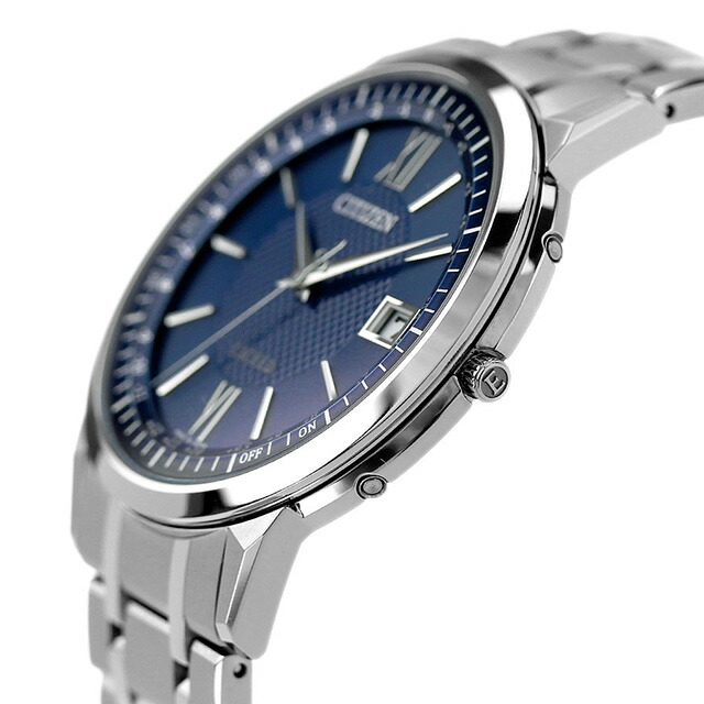 シチズン エクシード 世界最薄 光発電エコ・ドライブ電波時計 ダイレクトフライト 薄型 光発電エコドライブ電波 腕時計 ブランド メンズ チタン 電波ソーラー CITIZEN EXCEED CB1140-61L アナログ ネイビー 日本製