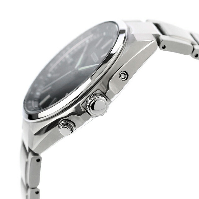 シチズン コレクション ダイレクトフライト エコドライブ電波 腕時計 ブランド メンズ チタン 電波ソーラー CITIZEN COLLECTION CB1160-55E アナログ ブラック 黒 日本製 おしゃれ 防水 プレゼント 男性 実用的