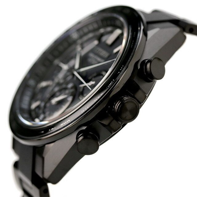 シチズン アテッサ エコ・ドライブGPS衛星電波時計 ダブルダイレクトフライト 腕時計 ブランド メンズ チタン クロノグラフ ソーラー CITIZEN ATTESA CC4055-65E 日本製 高級 おしゃれ 防水 文字盤 大きい プレゼント 男性 実用的