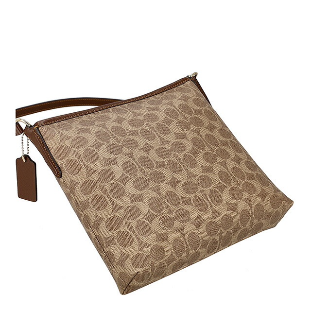 コーチ ショルダーバッグ メッセンジャーバッグ レディース アウトレット ブランド COACH CCQ21 IMXHE ブラウン 斜めがけ 高級 おしゃれ プレゼント 女性 実用的 かわいい