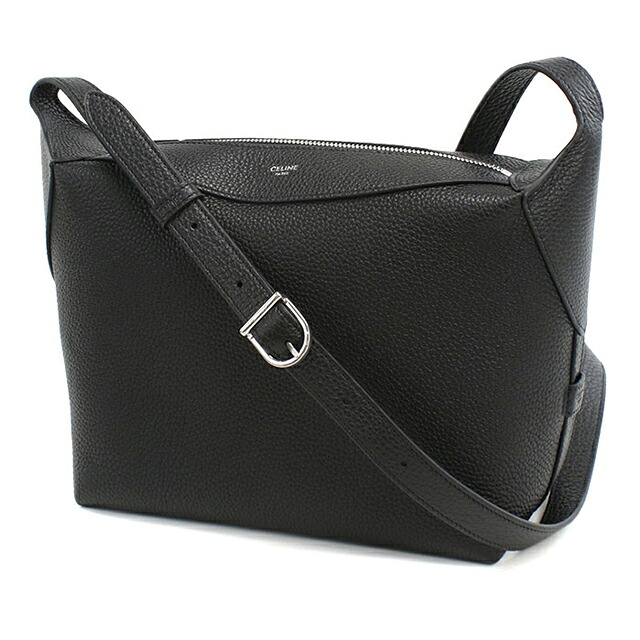 セリーヌ ショルダーバッグ メンズ ブランド CELINE レザー 12233 ブラック 斜めがけ ブランド 高級 おしゃれ プレゼント 男性 実用的 かっこいい