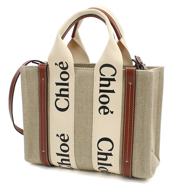 クロエ トートバッグ レディース CHLOE イタリア CHC22AS397I26 WHITE-BROWN 1 ベージュ系 ブラウン系 バッグ 軽量 手提げ ブランド 高級 おしゃれ プレゼント 女性 実用的 かわいい