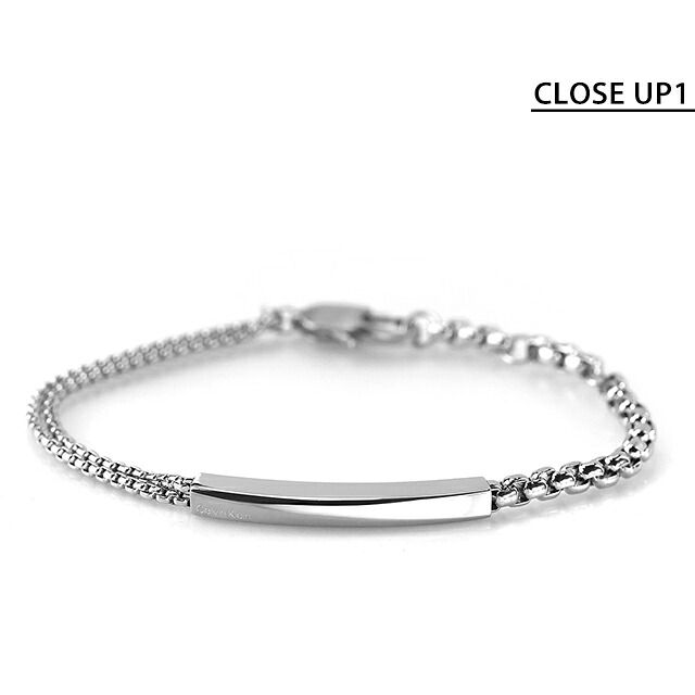 カルバンクライン ブレスレット メンズ ブランド Calvin Klein アイコニック ICONIC ID 35100058 シルバー アクセサリー 腕輪 ジュエリー ブランド 高級 おしゃれ プレゼント 男性 実用的 かっこいい