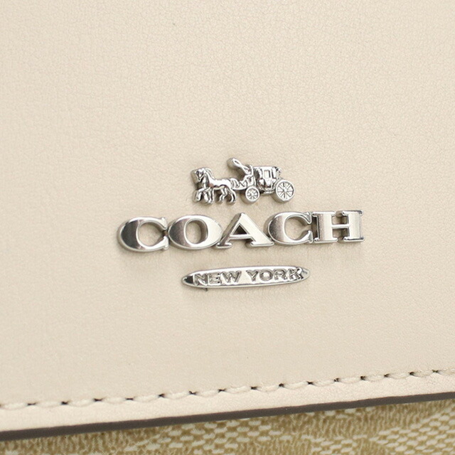 コーチ 三折財布小銭入付き レディース ブランド COACH CM761 ホワイト 財布