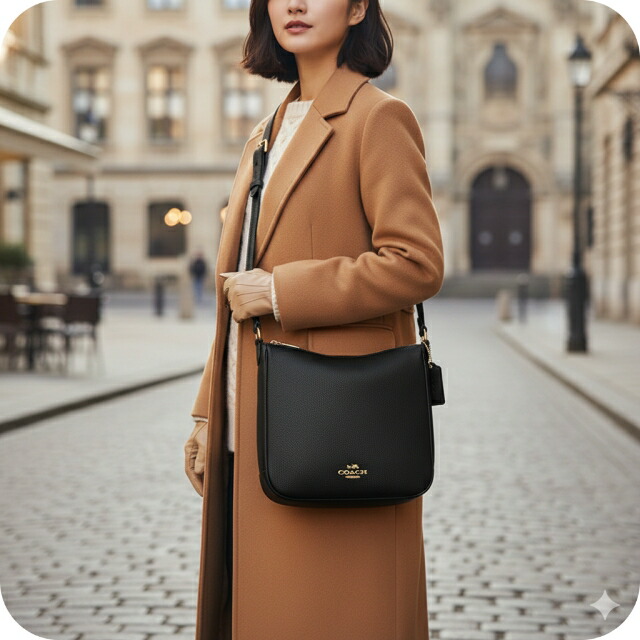 コーチ ショルダーバッグ メッセンジャーバッグ レディース アウトレット ブランド COACH CU960 IMBLK ブラック 斜めがけ 高級 おしゃれ プレゼント 女性 実用的 かわいい