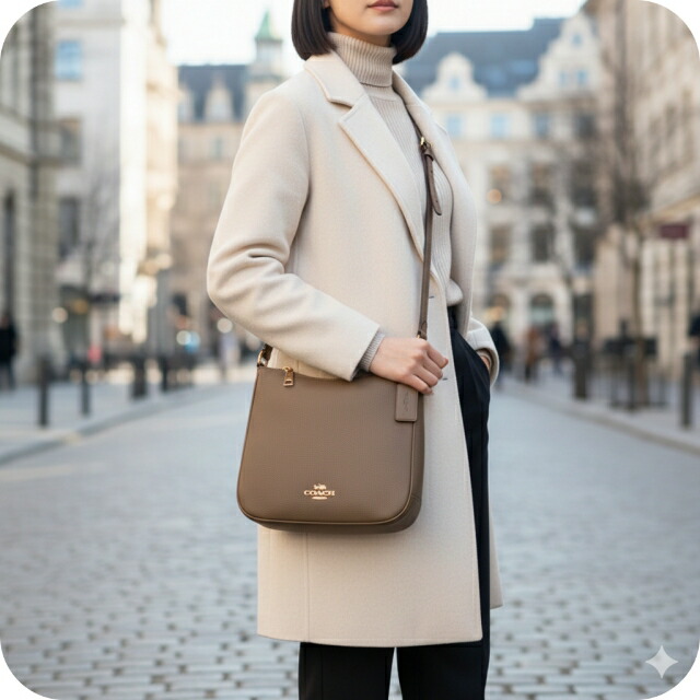 コーチ ショルダーバッグ メッセンジャーバッグ レディース アウトレット ブランド COACH CU960 IMV2R ブラウン 斜めがけ 高級 おしゃれ プレゼント 女性 実用的 かわいい