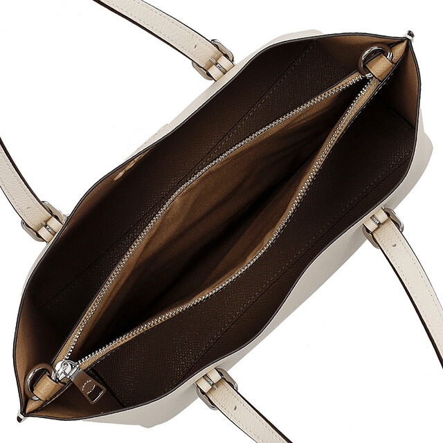 コーチ ハンドバッグ 2way ショルダーバッグ 斜めがけ レディース アウトレット ブランド COACH レザー CV966 SV HA チョーク ホワイト 軽量 小さめ 手提げ 高級 おしゃれ プレゼント 女性 実用的 かわいい
