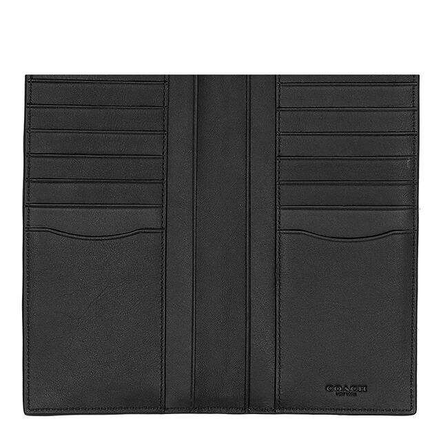 コーチ 長財布 メンズ ブランド COACH レザー CW356 BK BK ブラック ウォレット 高級 おしゃれ プレゼント 実用的
