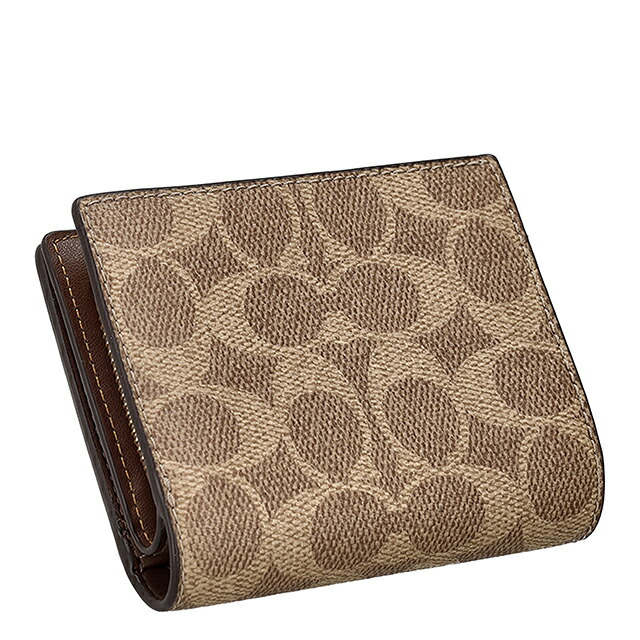 コーチ 二つ折り財布 二折財布 レディース ブランド COACH India CW789 IMXHE タン/ブラウン