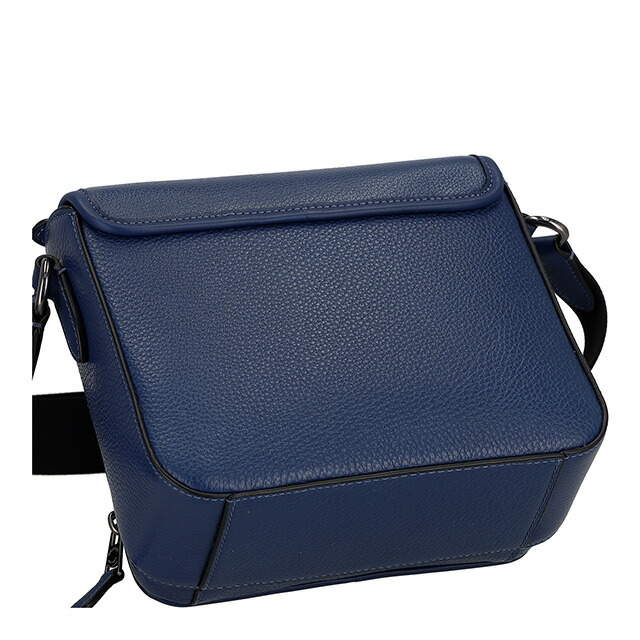 コーチ ショルダーバッグ メッセンジャーバッグ メンズ アウトレット ブランド COACH レザー CY800 QBDEB ネイビー 斜めがけ 高級 おしゃれ プレゼント 男性 実用的 かっこいい