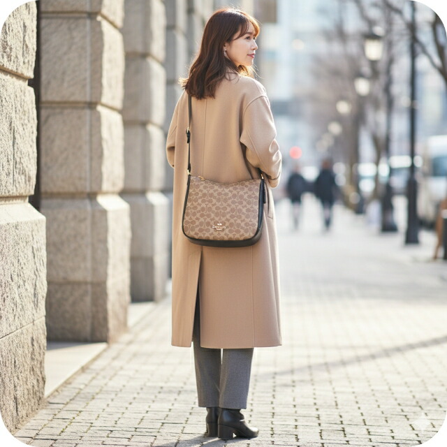 コーチ ショルダーバッグ メッセンジャーバッグ レディース アウトレット ブランド COACH CZ177 IMQRX ブラウン 斜めがけ 高級 おしゃれ プレゼント 女性 実用的 かわいい