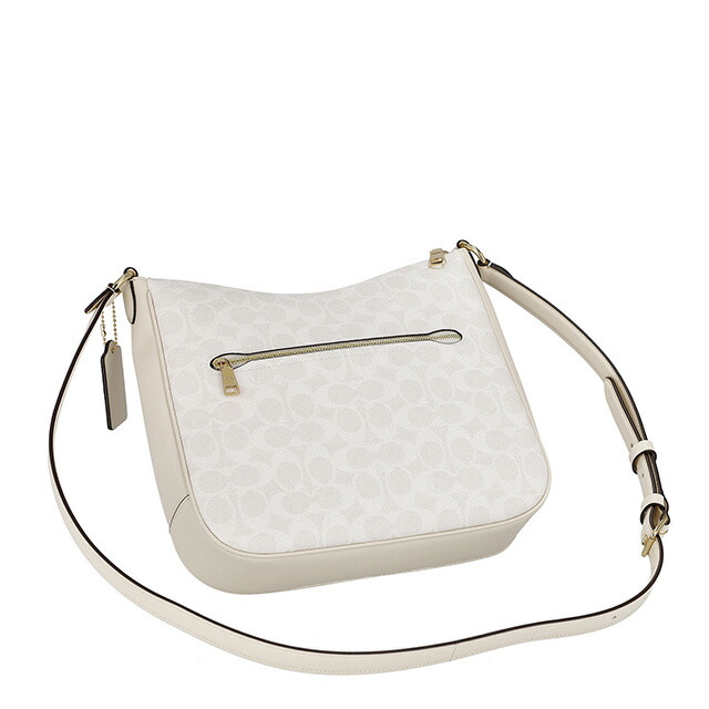 コーチ ショルダーバッグ メッセンジャーバッグ レディース アウトレット ブランド COACH CZ177 IMXU5 ホワイト 斜めがけ 高級 おしゃれ プレゼント 女性 実用的 かわいい