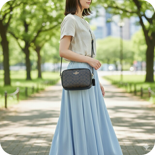 コーチ ショルダーバッグ メッセンジャーバッグ レディース アウトレット ブランド COACH CZ186 IMXAQ ダークブラウン/ブラック 斜めがけ 高級 おしゃれ プレゼント 女性 実用的 かわいい