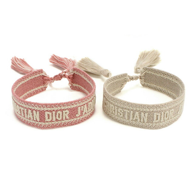 ディオール ブレスレット レディース ブランド Christian Dior イタリア B0961 LIGHT PINK GREY ピンク系 ベージュ系 アクセサリー