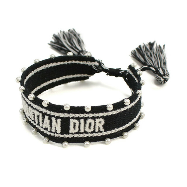 ディオール ブレスレット レディース ブランド Christian Dior イタリア B2260 NERO ブラック アクセサリー
