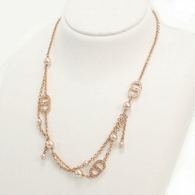 ディオール ネックレス レディース ブランド Christian Dior インド N2701 ゴールド系 アクセサリー