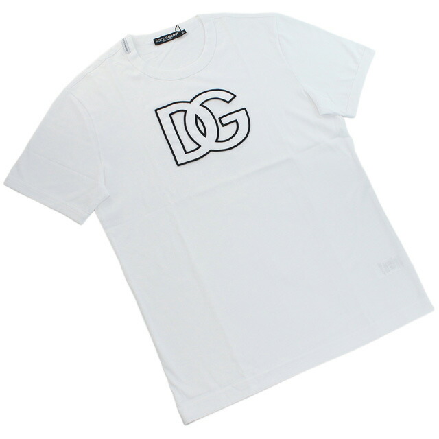 ドルチェ&ガッバーナ Tシャツ メンズ ブランド DOLCE&GABBANA コットン100% イタリア G8PL5Z ホワイト系 ファッション 選べるモデル プレゼント 実用的