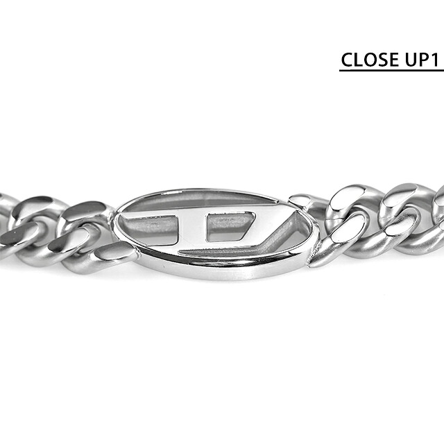 ディーゼル ネックレス ペンダント メンズ レディース DIESEL ステンレススチール DX1433040 シルバー アクセサリー ジュエリー ブランド 高級 おしゃれ プレゼント 実用的 ペア