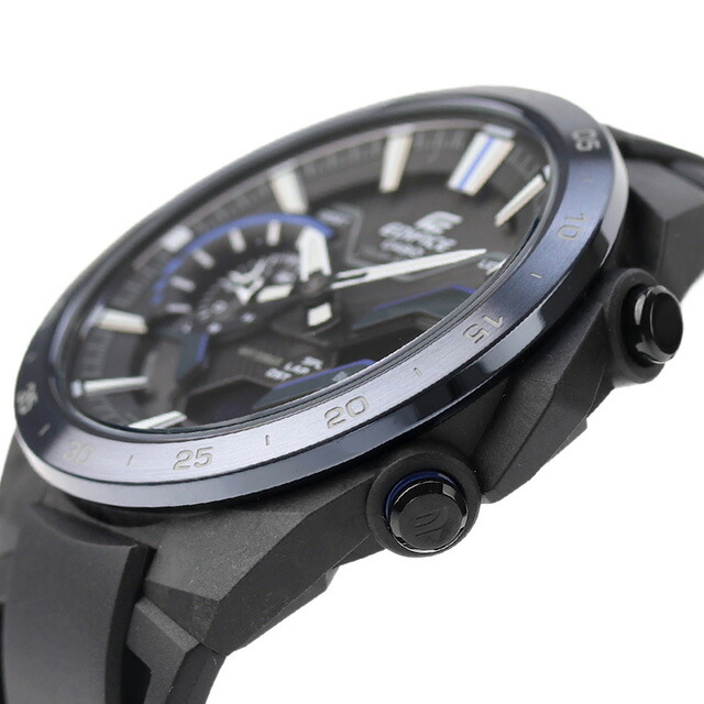 エディフィス EDIFICE ソーラー ECB-2200PB-1A WINDFLOW Bluetooth 海外モデル メンズ 腕時計 カシオ casio アナデジ ブラック 黒 ブランド おしゃれ 防水 文字盤 大きい プレゼント 男性 実用的