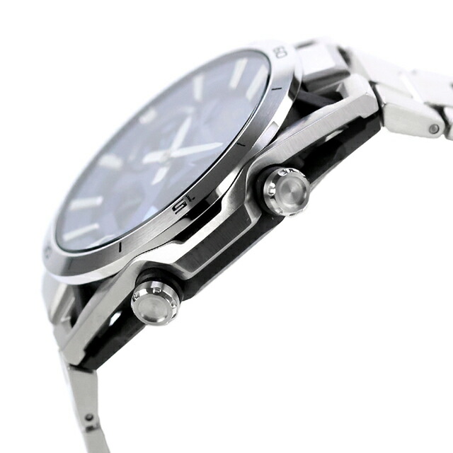 エディフィス EDIFICE SOSPENSIONE タフソーラー ECB-2300D-2A Bluetooth 海外モデル メンズ 腕時計 ブランド カシオ casio アナデジ ブルー おしゃれ 防水 文字盤 大きい プレゼント 男性 実用的