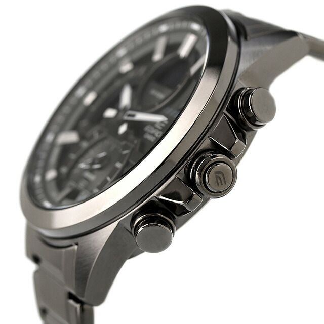 エディフィス EDIFICE ECB-30DC-1B スマートフォンリンクモデル Bluetooth 海外モデル メンズ 腕時計 カシオ casio アナデジ ガンメタル ブランド おしゃれ 防水 文字盤 大きい プレゼント 男性 実用的