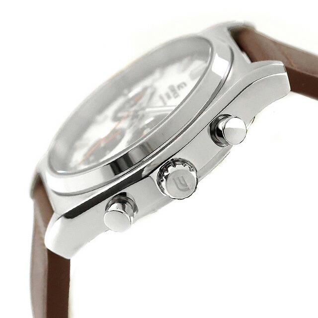 エディフィス EDIFICE クォーツ 電池式 B-730L-7AV 海外モデル メンズ 腕時計 ブランド カシオ casio アナログ ホワイト ブラウン 白 おしゃれ 防水 文字盤 大きい プレゼント 男性 実用的