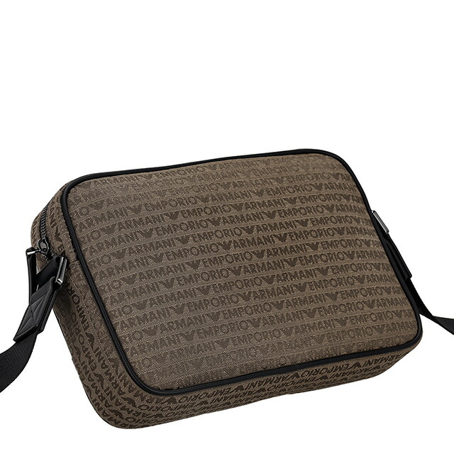 エンポリオ・アルマーニ ショルダーバッグ メンズ EMPORIO ARMANI EM001210-AF13823 ブラウン 斜めがけ ブランド 高級 おしゃれ プレゼント 男性 実用的 かっこいい